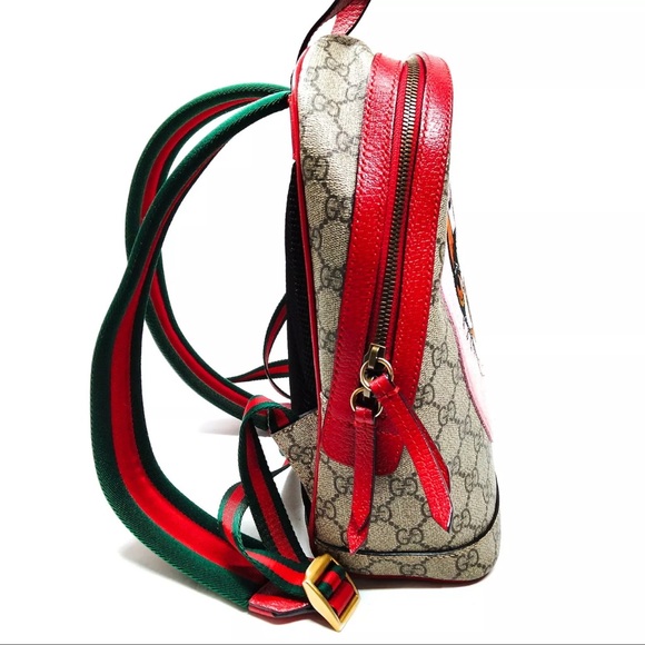 Gucci Backpack with Dog Motif - Pink and Red - Picture 3 of 10